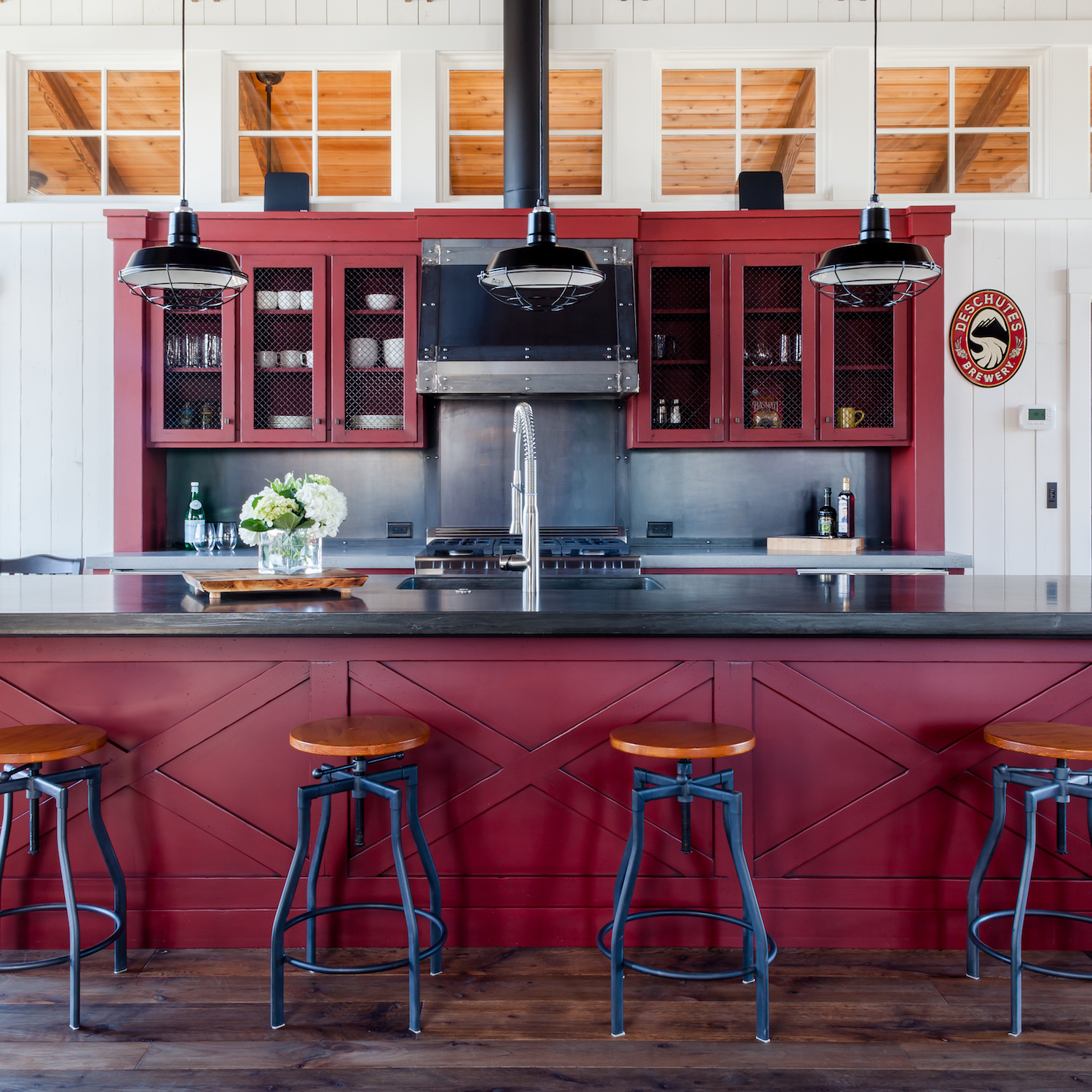 The Original™ LED Warehouse Cord Pendant Light | Photo Courtesy of Legum Design and Cheryl McIntosh Photography